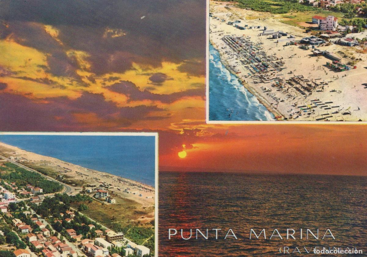 Cartoline: Italy Punta Marina Ravenna Aerial View Beach Sunset Collage *YAR461