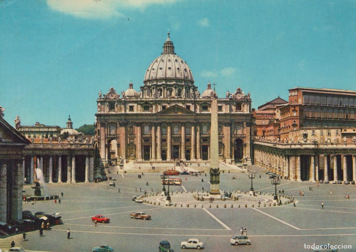 Postales: Vatican City Vatican City St Peter S Square Basilica Obelisk Vintage *YAR473