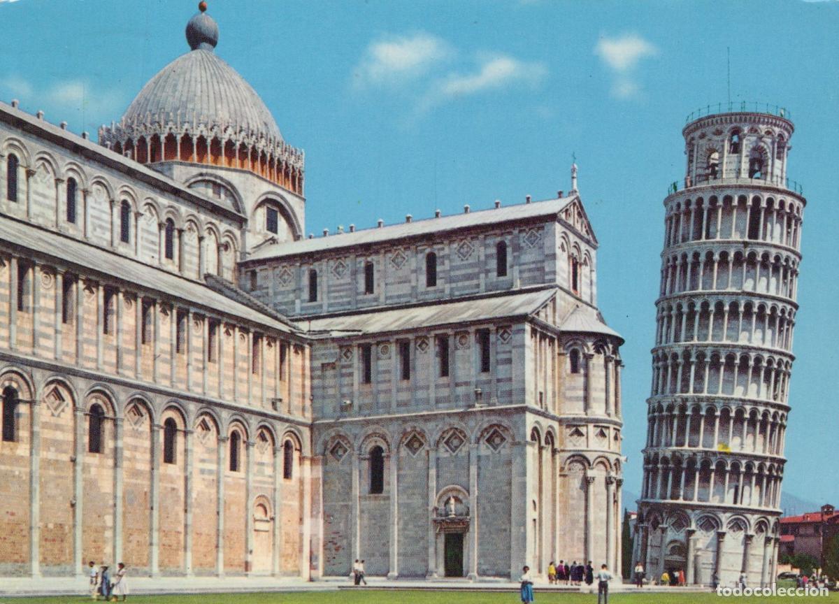 Cartoline: Italy Pisa Cathedral and Leaning Tower Characteristic View Architecture *YAR506