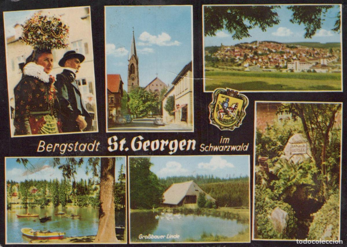 Cartoline: Germany St Georgen IM Schwarzwald St Georgen Schwarzwald Multi View *YAR543