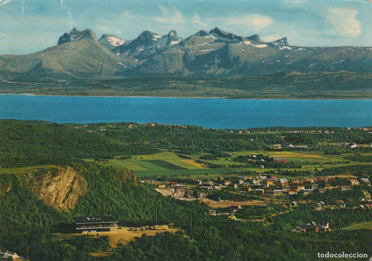 Postales: Norway Bod&oslash; Turisthytta On R&oslash;nvikfjellet With B&oslash;rvasstindene Mountains *YAR551