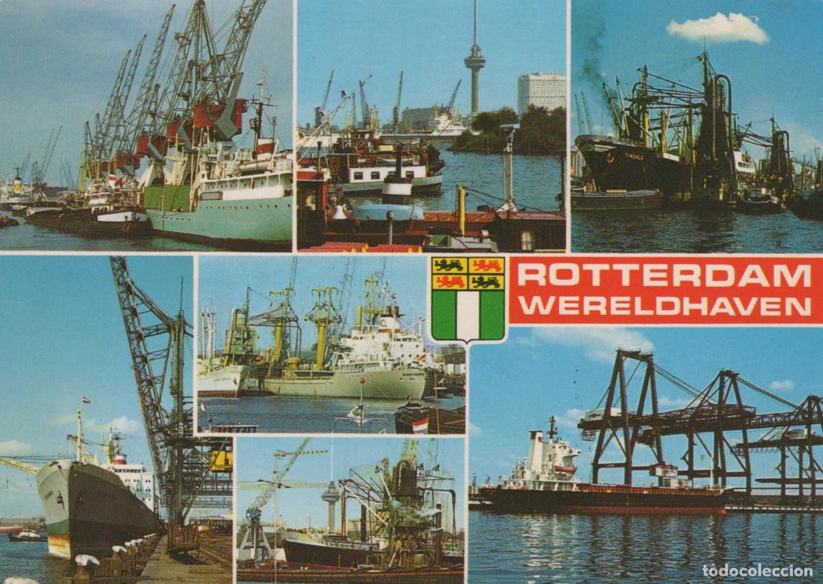 Postkarten: Netherlands Rotterdam Wereldhaven Holland Multiple Views of Unposted *YAR568