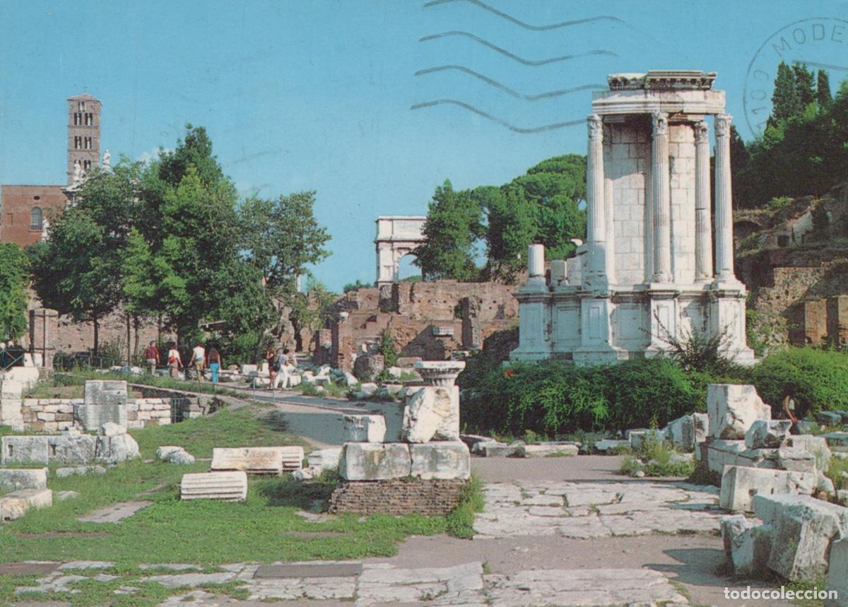 Postcards: Italy Rome Roman Forum Ancient Ruins Temple of Vesta Arch of Titus *YAR584
