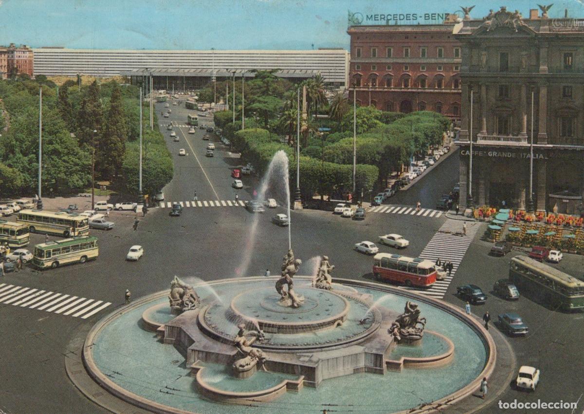 Cartoline: Italy Rome Piazza della Repubblica Fountain of the Naiads Cityscape *YAR597
