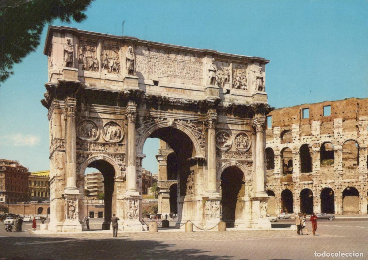 Postales: Italy Rome Arch of Constantine Ancient Roman Architecture Colosseum *YAR614