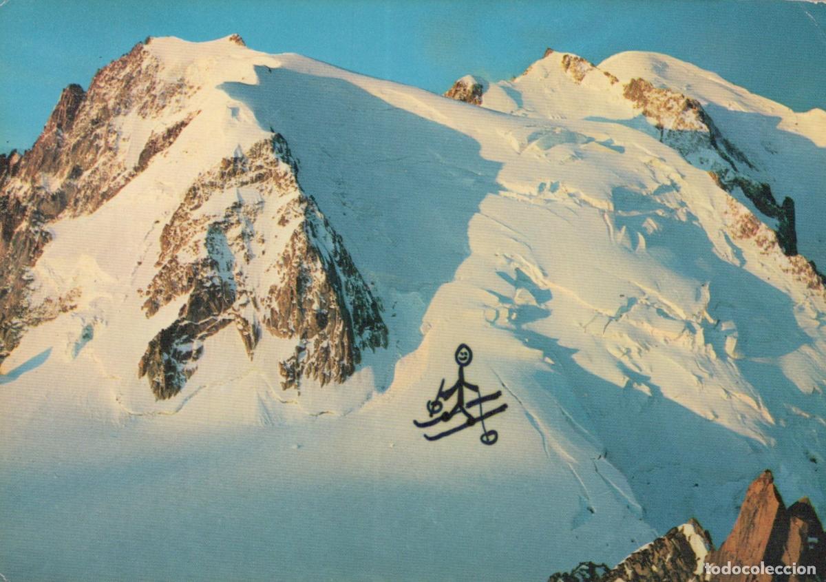 Postales: Italy Courmayeur Mont Blanc Massif Sunset View From Aiguille du MIDI *YAR654
