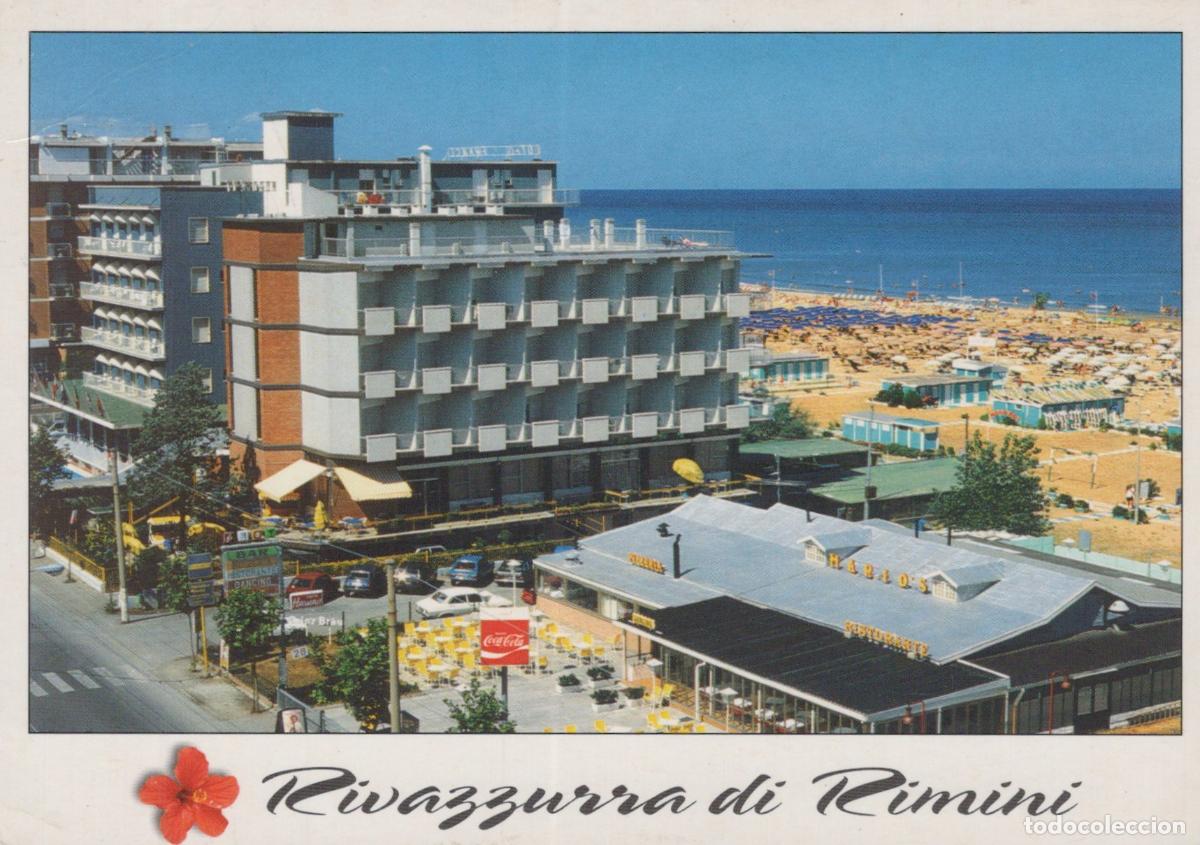 Cartoline: Italy Rimini Rivazzurra DI Hotels and Beach Panorama *YAR652