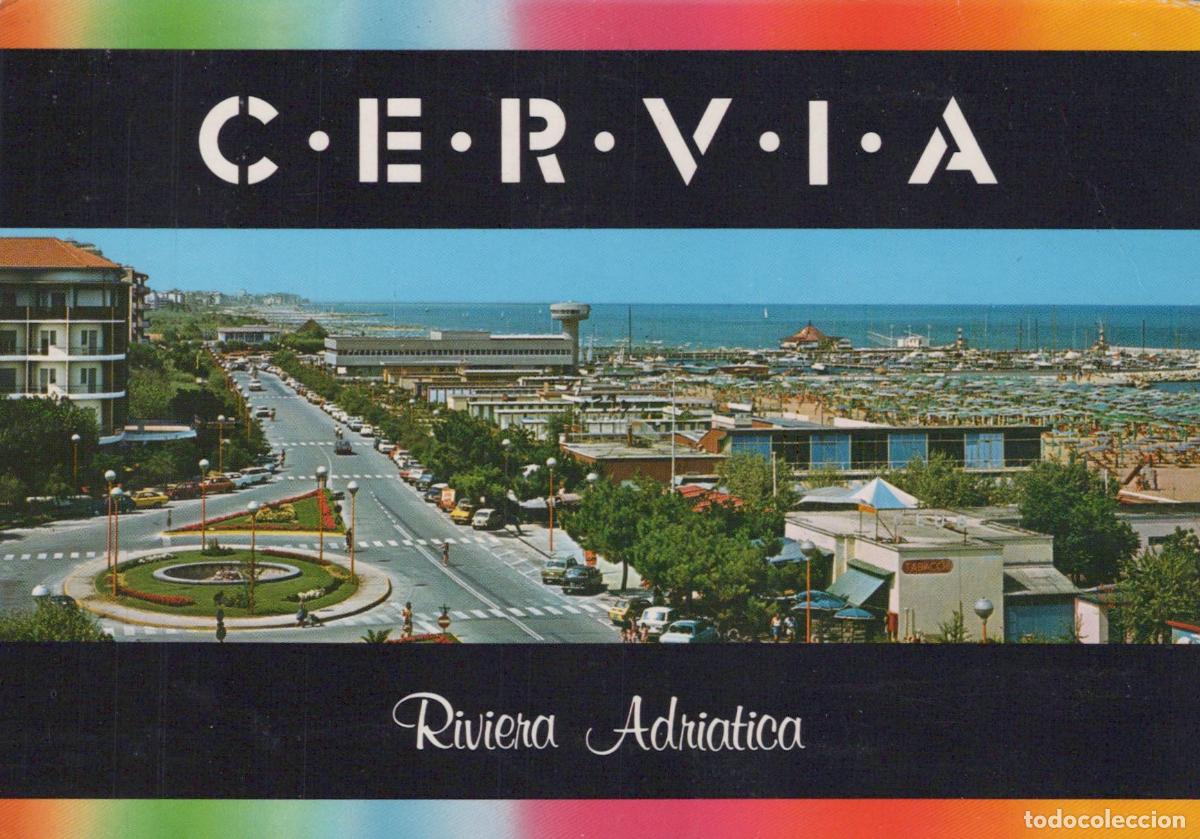 Postales: Italy Cervia Riviera Adriatica Coastal Town Beach Marina View *YAR689