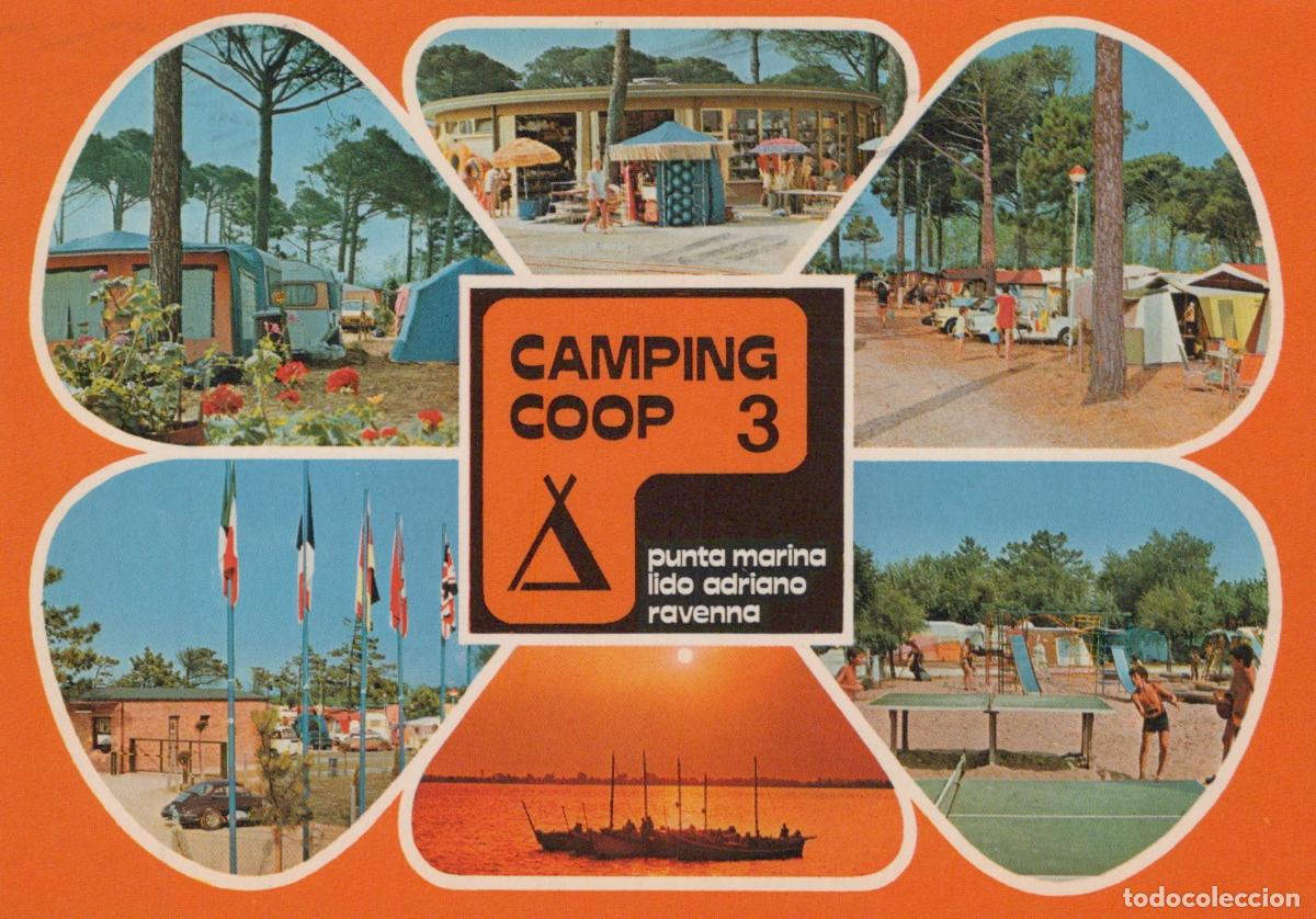 Postales: Italy Ravenna Punta Marina Lido Adriano Camping Coop 3 Multi View *YAR694