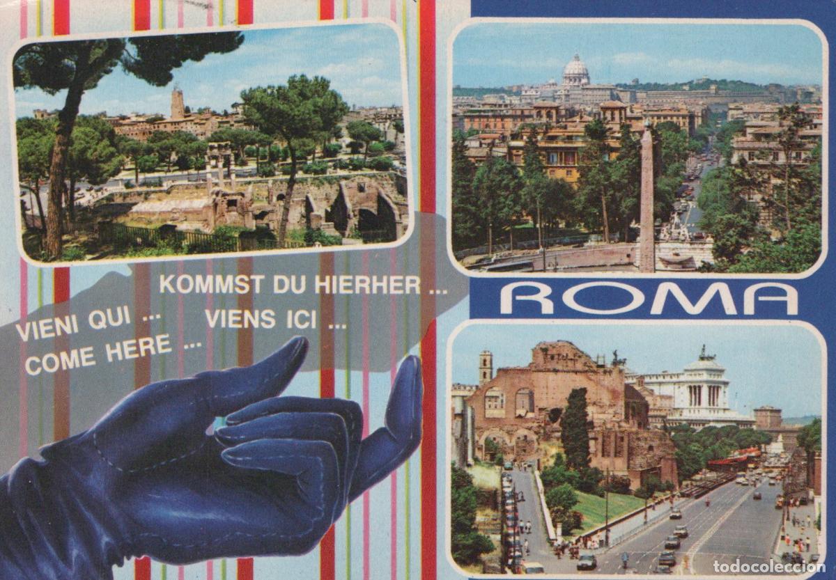 Postales: Italy Rome Roman Forum Panorama From Pincio Via Dei Trionfi Multi View *YAR709