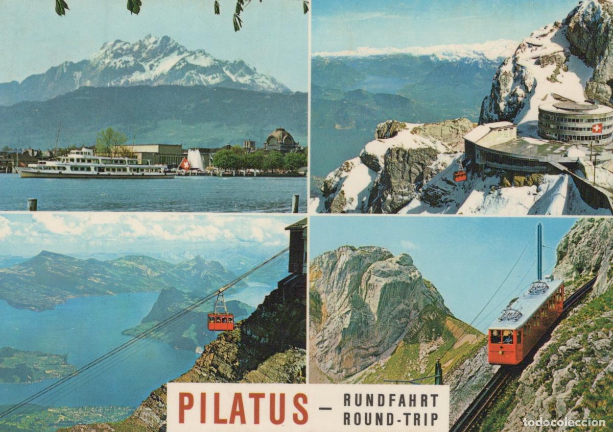 Postales: Switzerland Lucerne Pilatus Round Trip Lake Mountain Railway Cable Car *YAR799