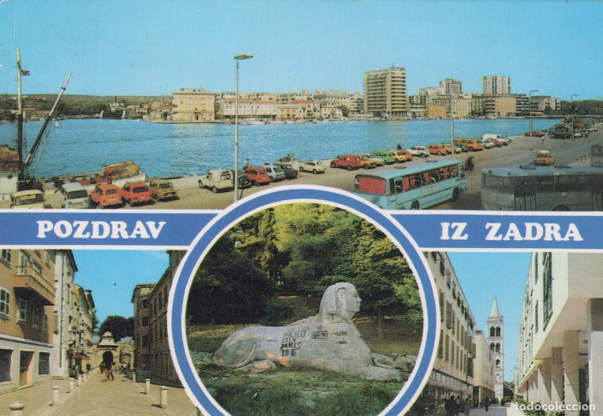 Cartoline: Croatia Zadar Cityscape Sphinx and Street Views Multi View *YAR822