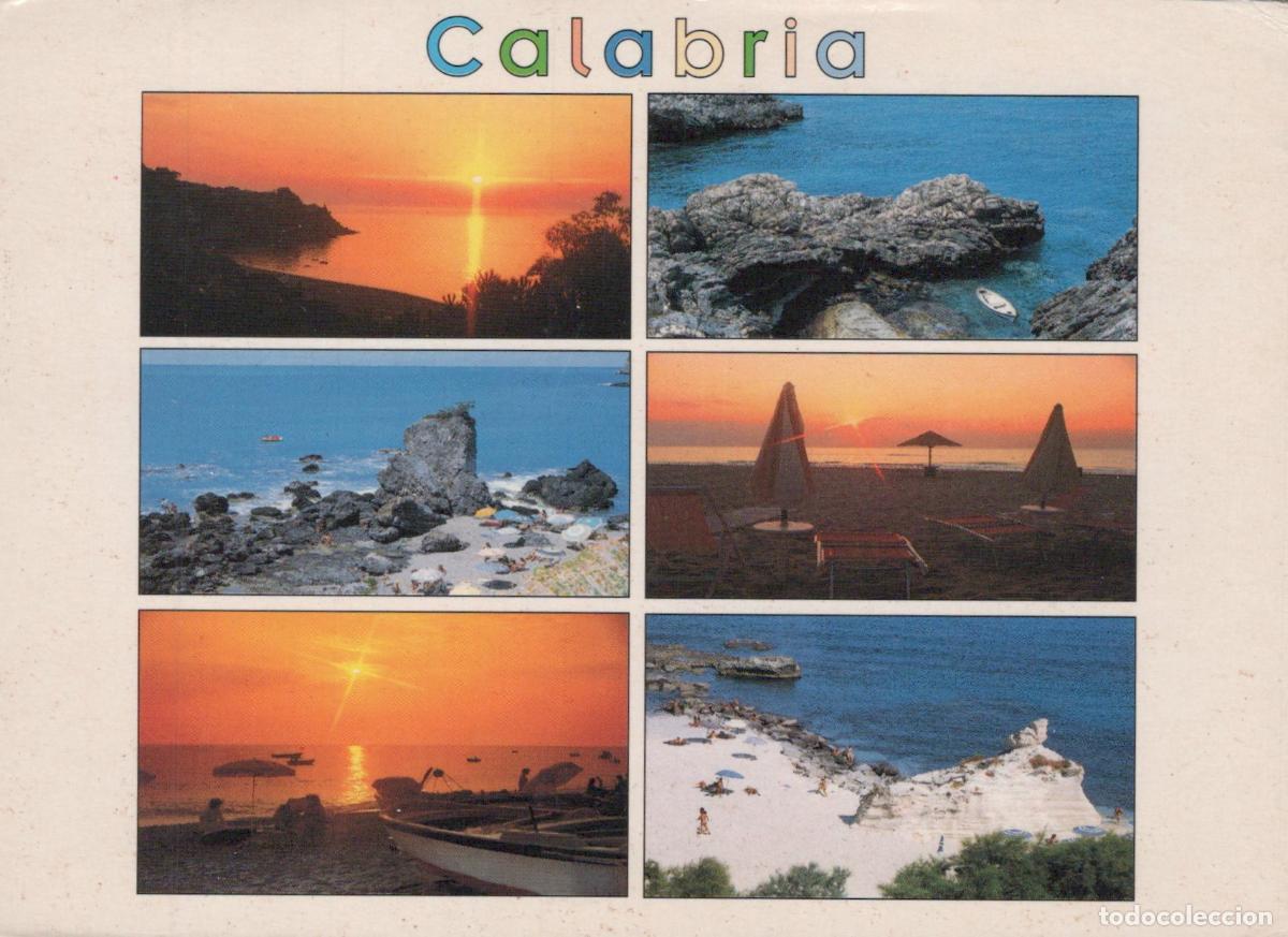 Cartoline: Italy Calabria Coastal Landscapes Sunsets Beaches Boats Multi View *YAR864