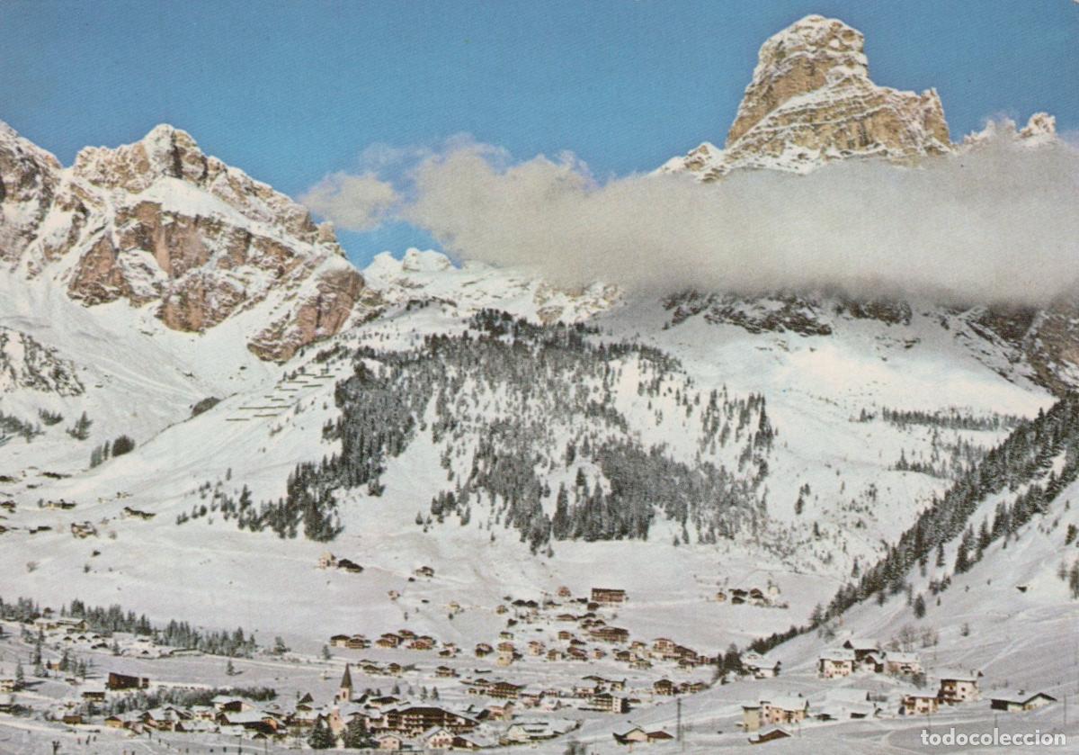 Cartoline: Italy Corvara in Badia Dolomites Winter Mountain Village Landscape *YAR885