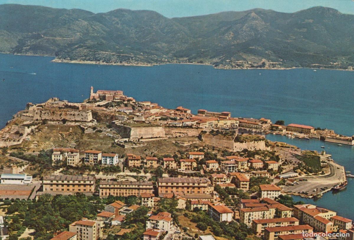 Cartes Postales: Italy Portoferraio Elba Island Aerial View of Coastal Town and Harbor *YAR895