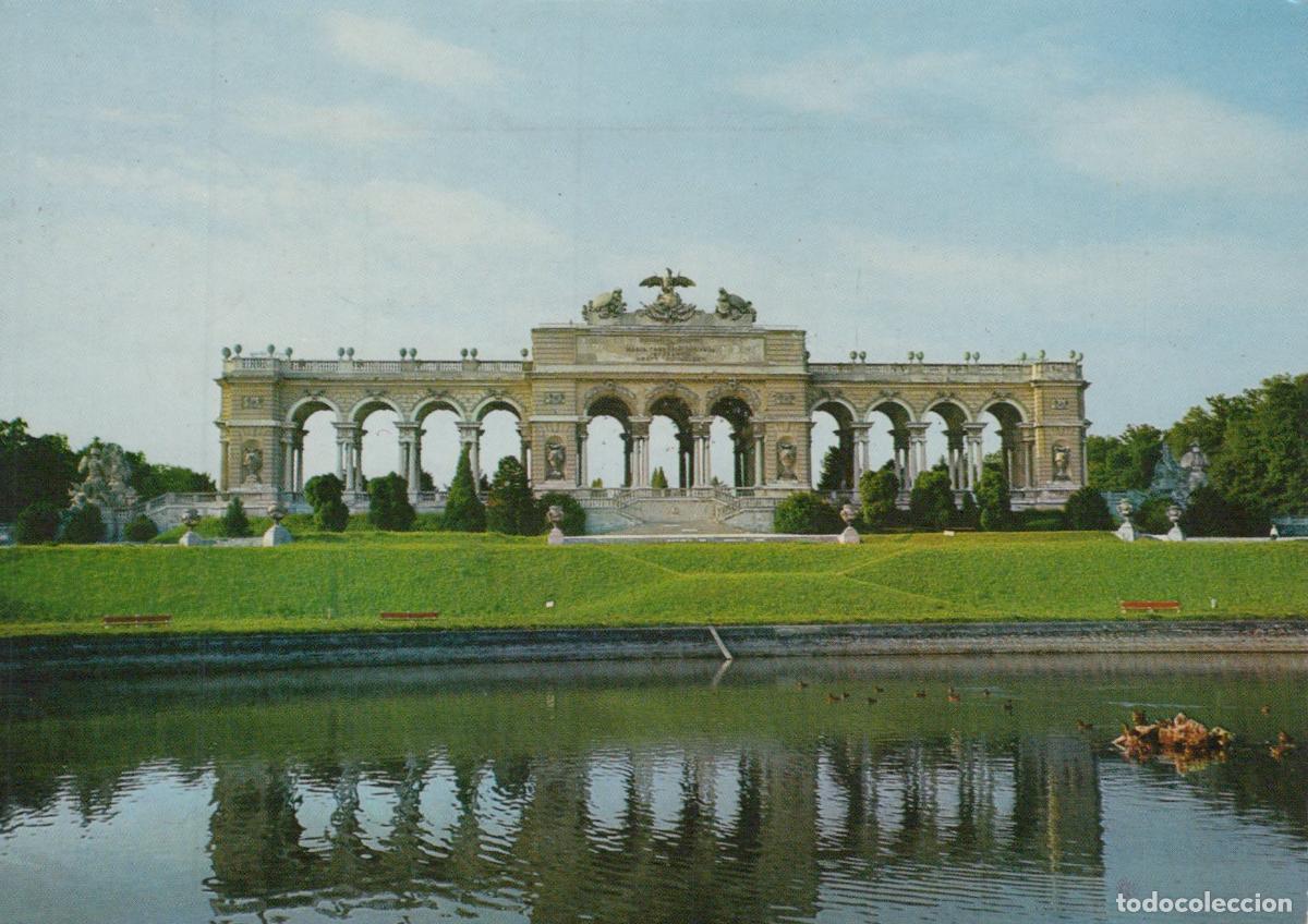 Cartoline: Austria Vienna Sch&ouml;nbrunn Gloriette Palace Arched Colonnade Reflected in *YAR898