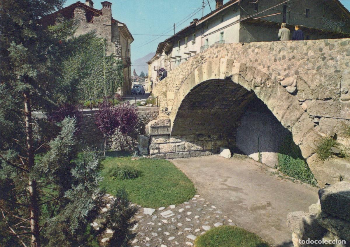 Postcards: Italy Aosta Roman Ruins Ancient Stone Bridge Architecture Unposted *YAR938