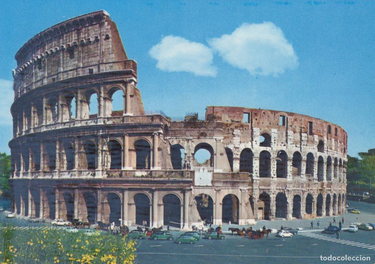 Cartes Postales: Italy Rome Colosseum Ancient Roman Amphitheater Architecture Unposted *YAR958