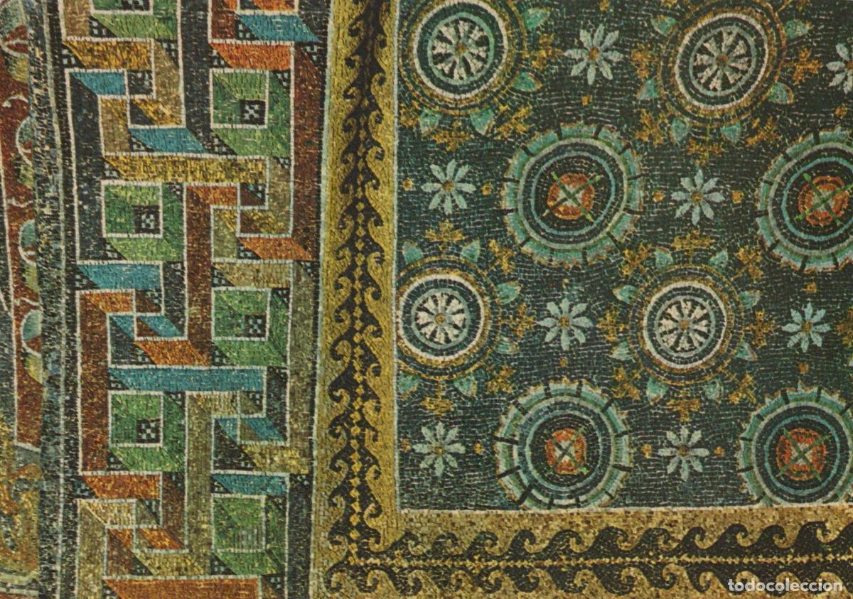 Postales: Italy Ravenna Mausoleum of Galla Placidia Detail of the Vault Mosaic Art *YAR993