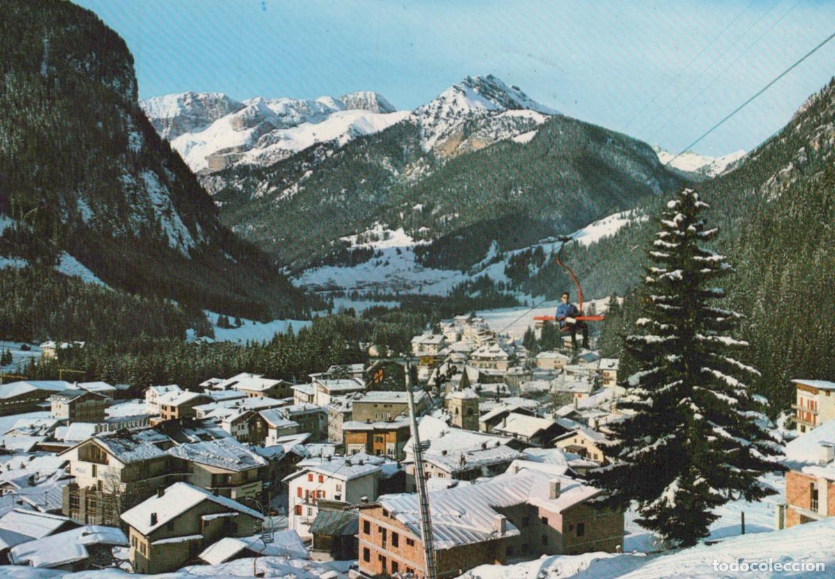Cartoline: Italy Canazei Val DI Fassa Winter Ski Resort Village Dolomites *YAS014