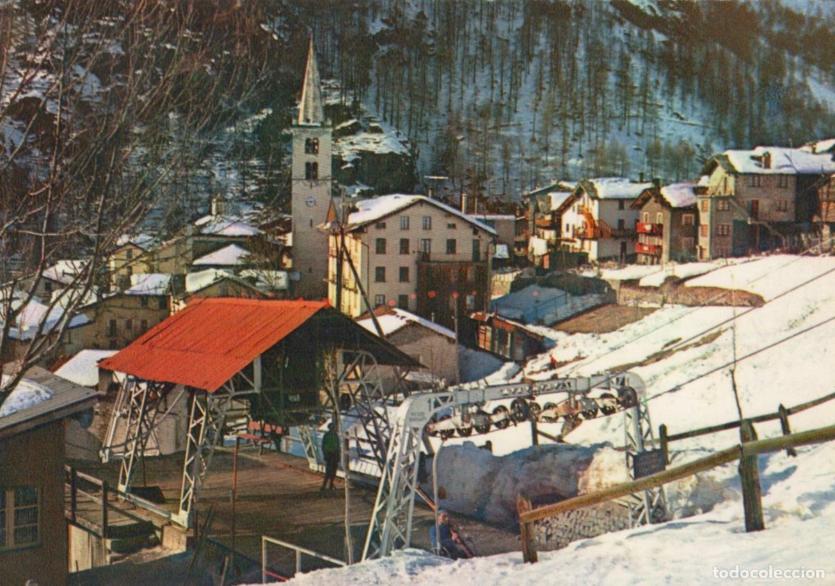 Cartoline: Italy Valtournenche Champleve Chairlift Station Winter View *YAS025