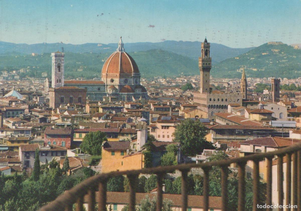 Cartoline: Italy Florence Panorama From Boboli S Garden Duomo Palazzo Vecchio *YAS029