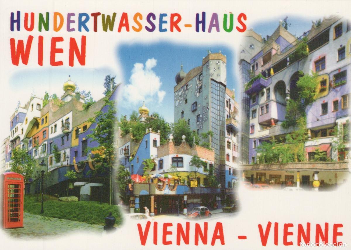 Cartoline: Austria Vienna Hundertwasser House Architecture Unposted *YAS034