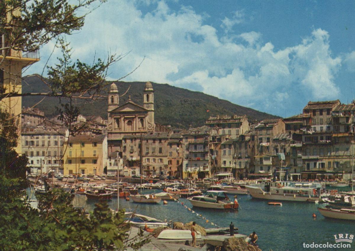 Postkarten: France Bastia Old Port Picturesque View With Boats and Unposted *YAS047
