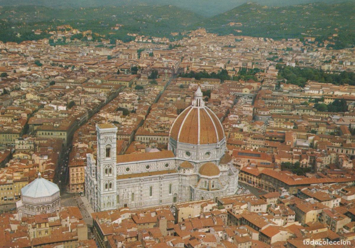 Postkarten: Italy Florence Aerial View of Duomo Cathedral and Cityscape Unposted *YAS064