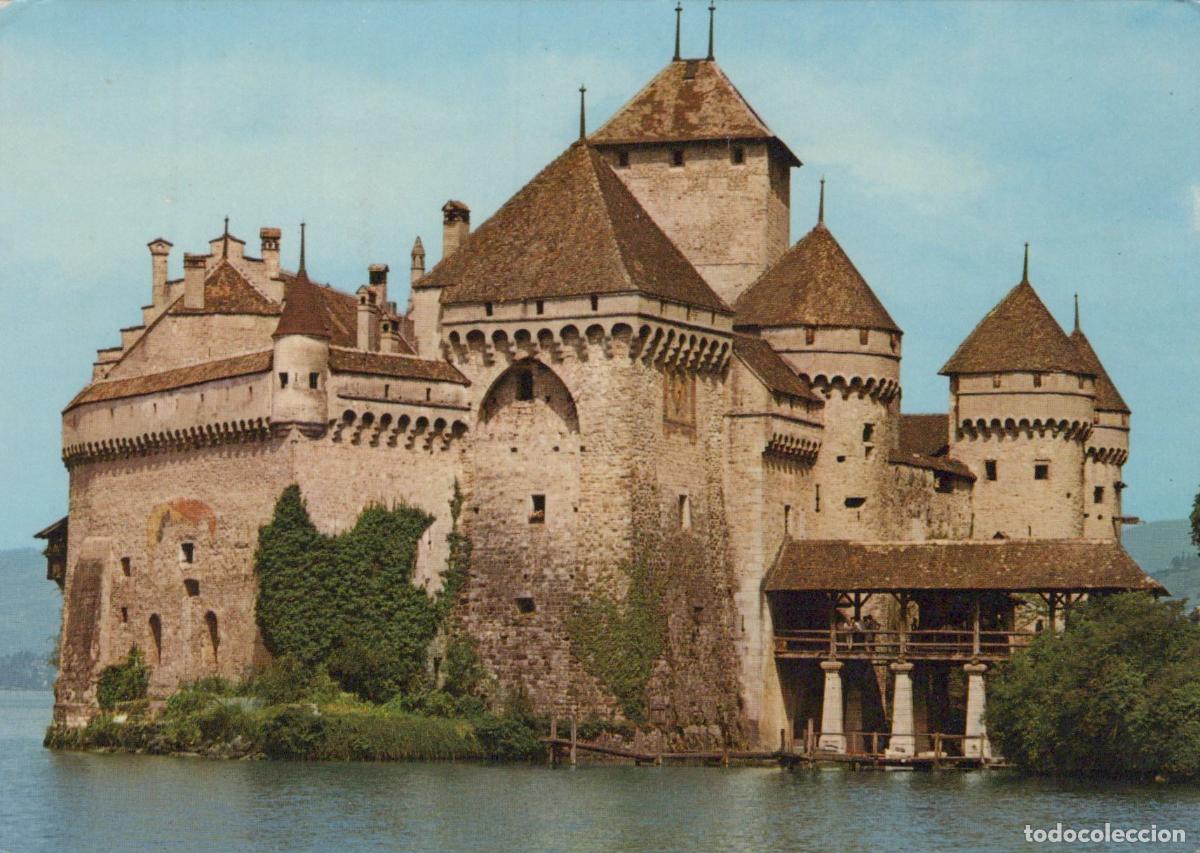 Postales: Switzerland Montreux Chillon Castle Seen From the South *YAS090