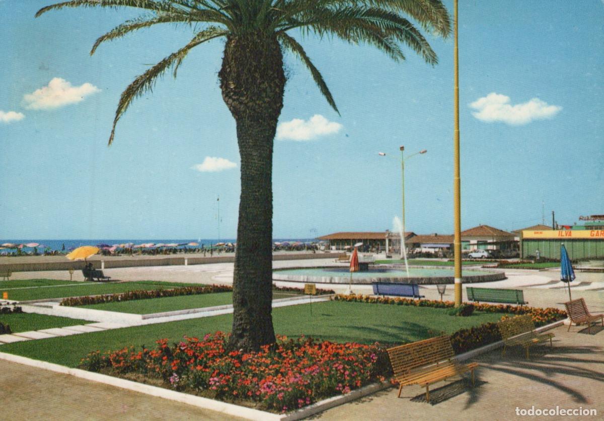Postales: Italy Marina DI Pietrasanta Piazza XXIV Maggio Beach Palm Tree Fountain *YAS091