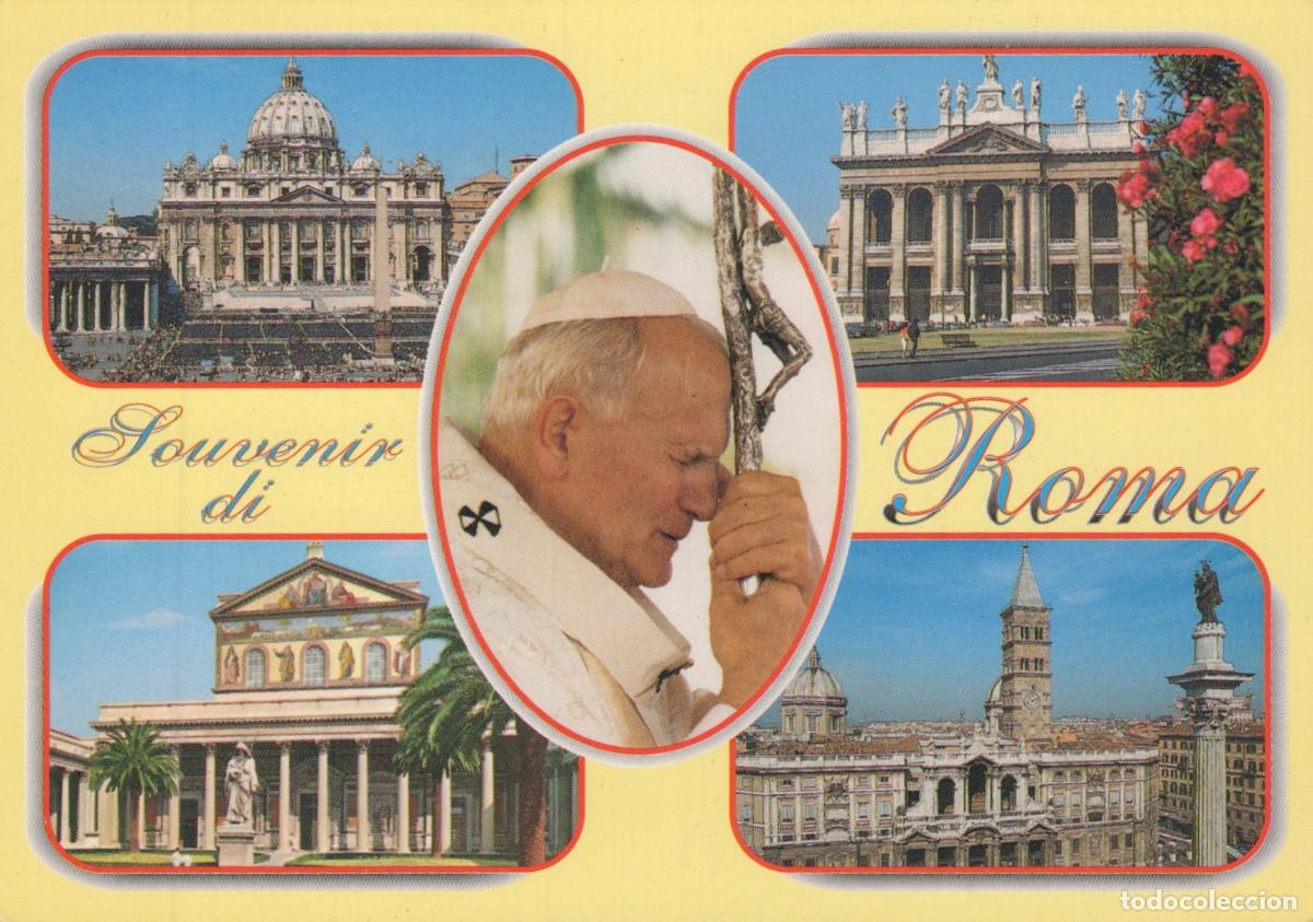 Postales: Italy Rome Souvenir DI Roma Pope John Paul II St Peter S Basilica *YAS101