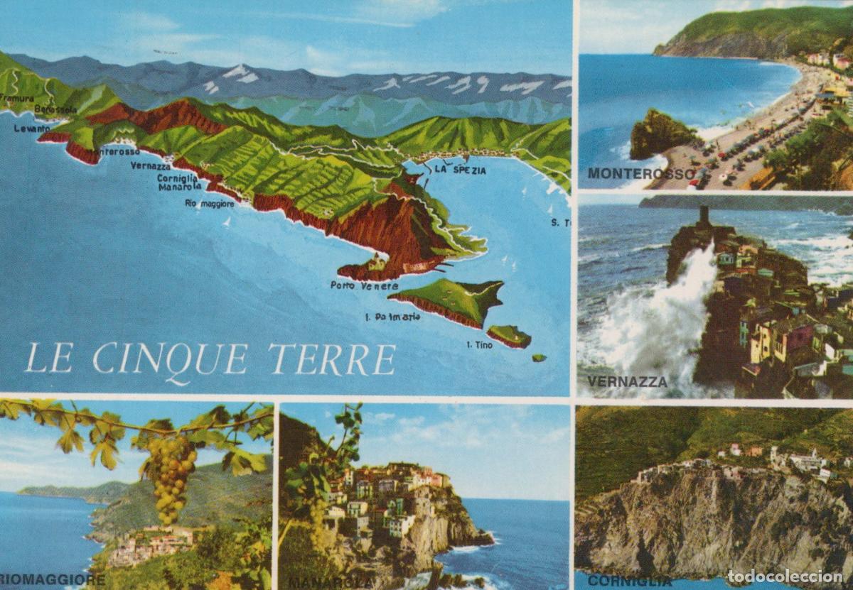 Postales: Italy Cinque Terre Monterosso Vernazza Riomaggiore Manarola Corniglia *YAS139