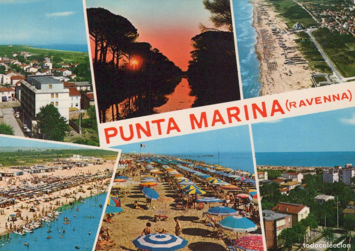 Postales: Italy Punta Marina Ravenna Beach Resort Town Aerial View Multi View *YAS154
