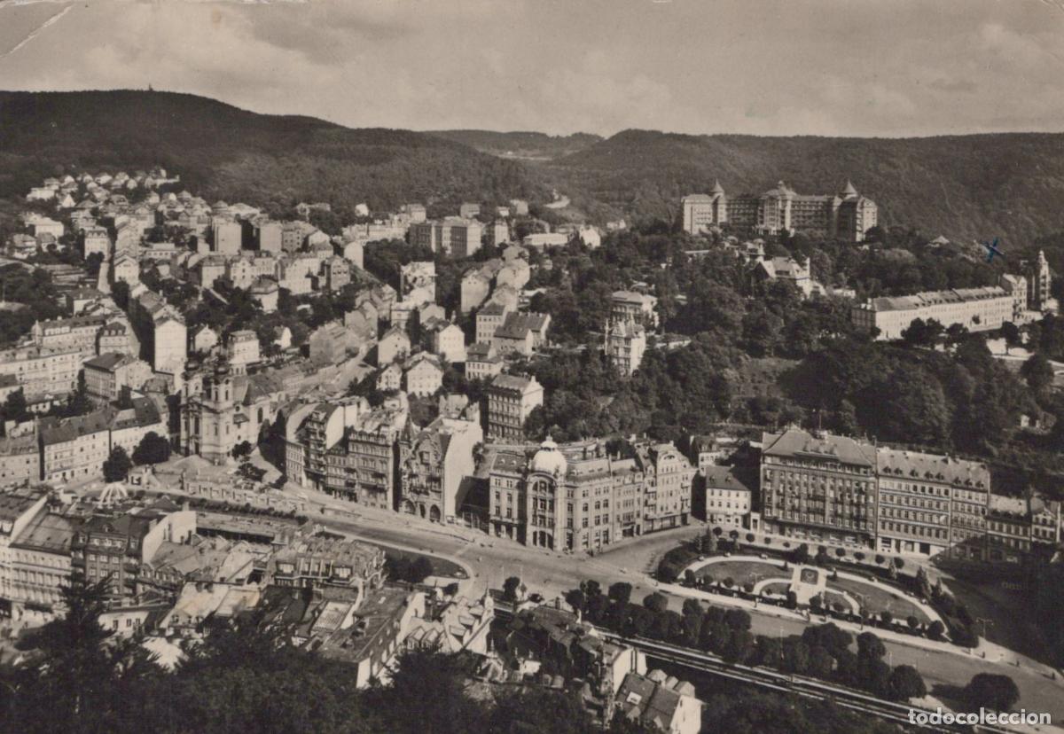 Postcards: Slovakia Karlovy Vary Lenin Square Sanatorium Richmond Cityscape *YAS205