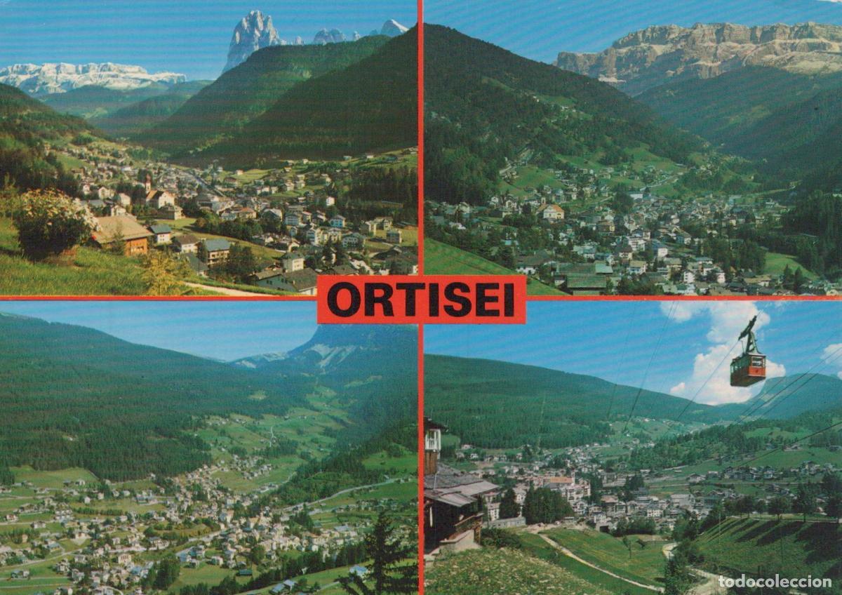 Postales: Italy Ortisei Val Gardena Dolomites Mountain Village Cable Car *YAS166