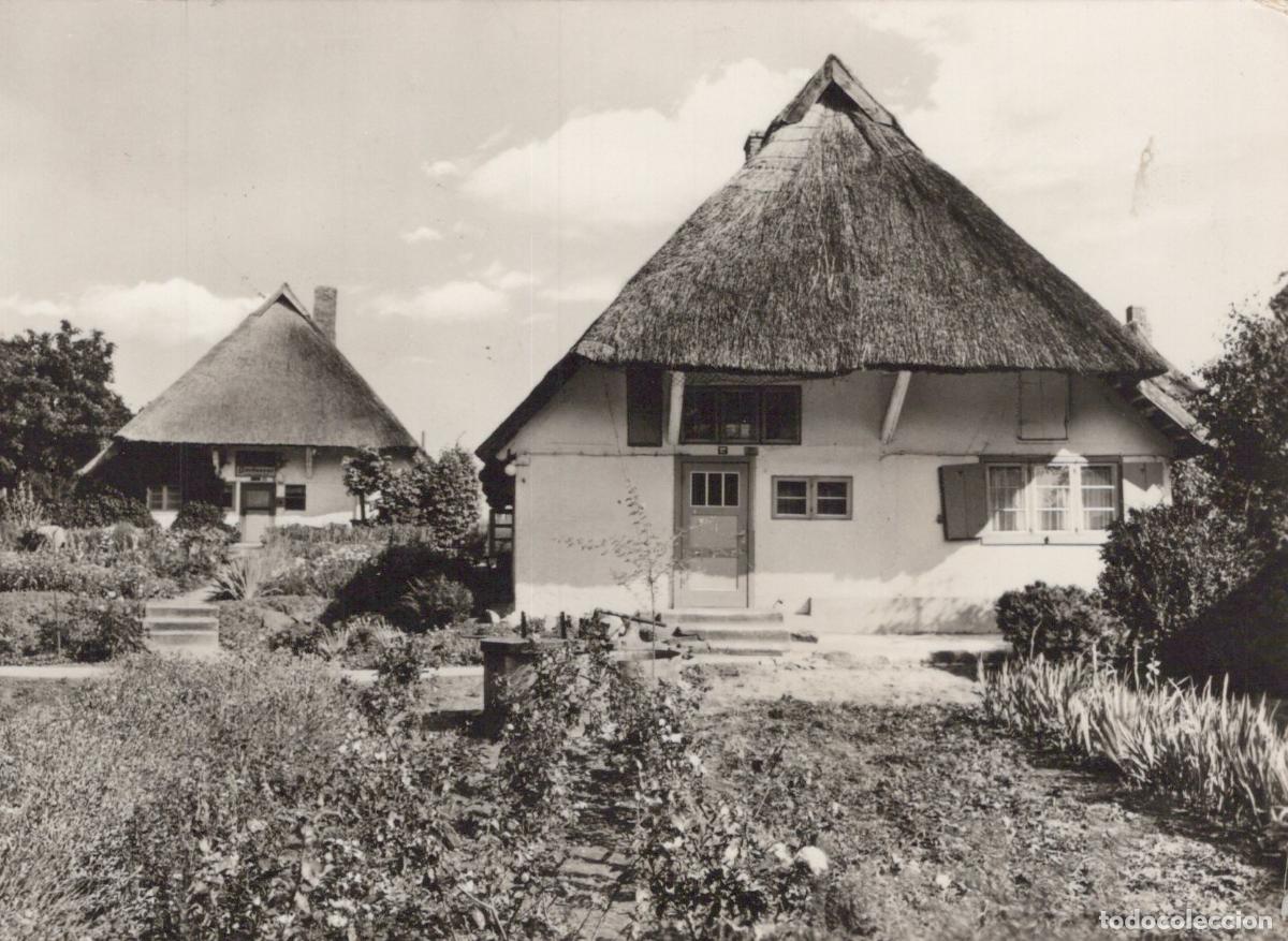 Postales: Germany Wustrow Thatched Roof Houses Rural Landscape *YAS219