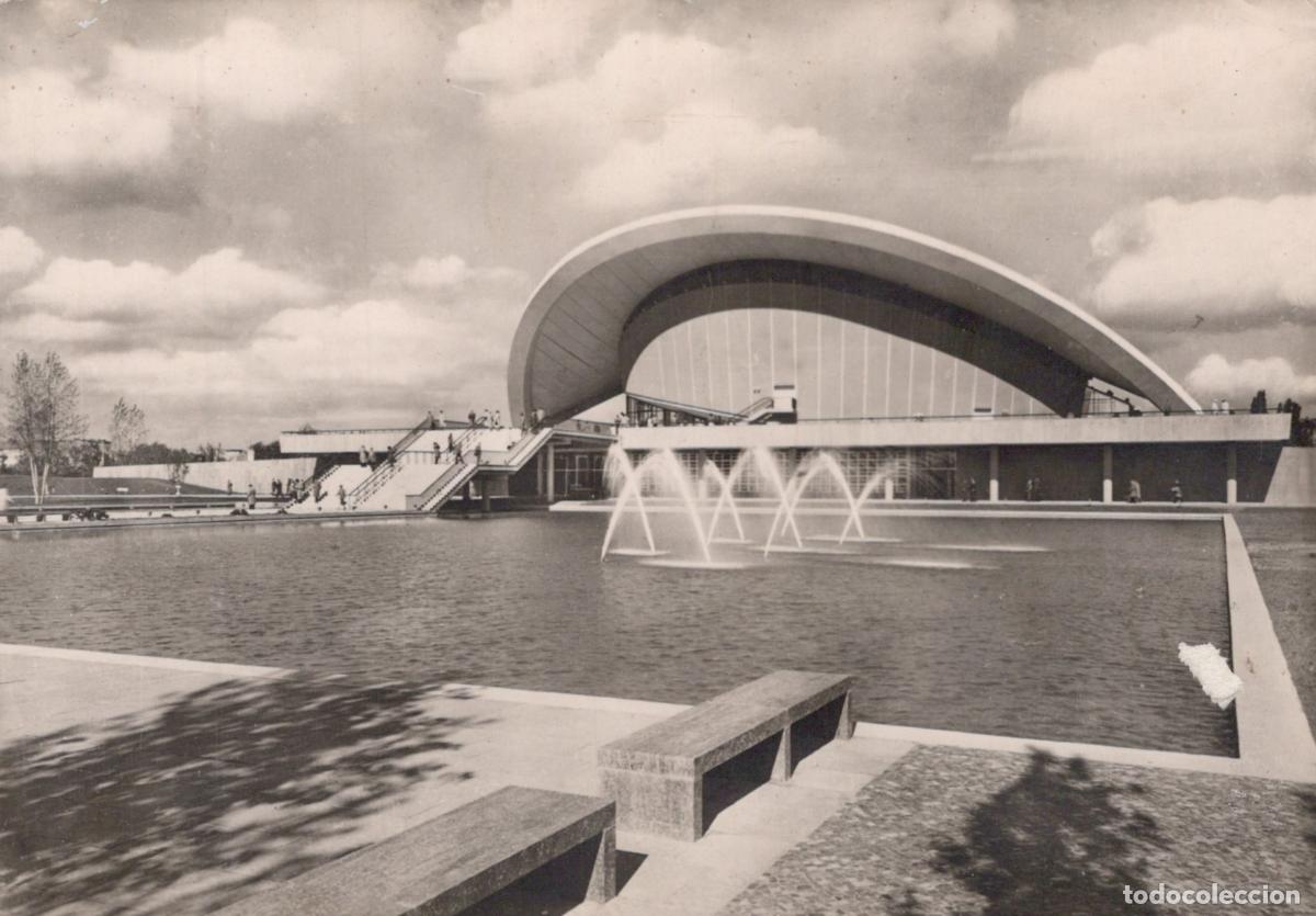 Cartoline: Germany Berlin Kongresshalle Congress Hall With Real Photo Unposted *YAS178