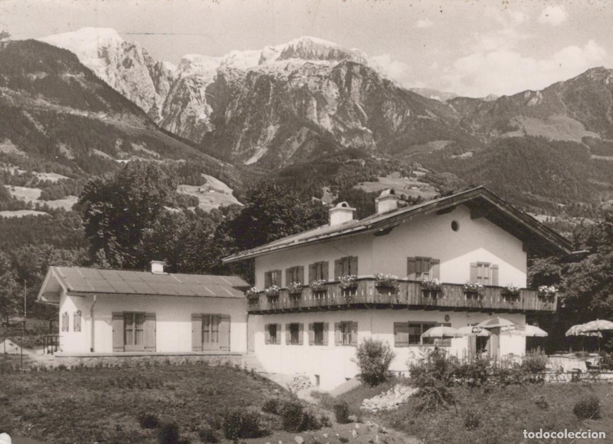 Postales: Germany Berchtesgaden Cafe Restaurant Edelweiss Stuberl Alpine Mountains *YAS233