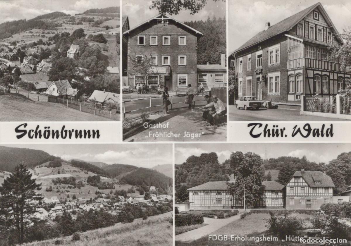 Cartoline: Germany Sch&ouml;nbrunn Th&uuml;ringer Wald Fdbg Erholungsheim H&uuml;tte Gasthof *YAS196