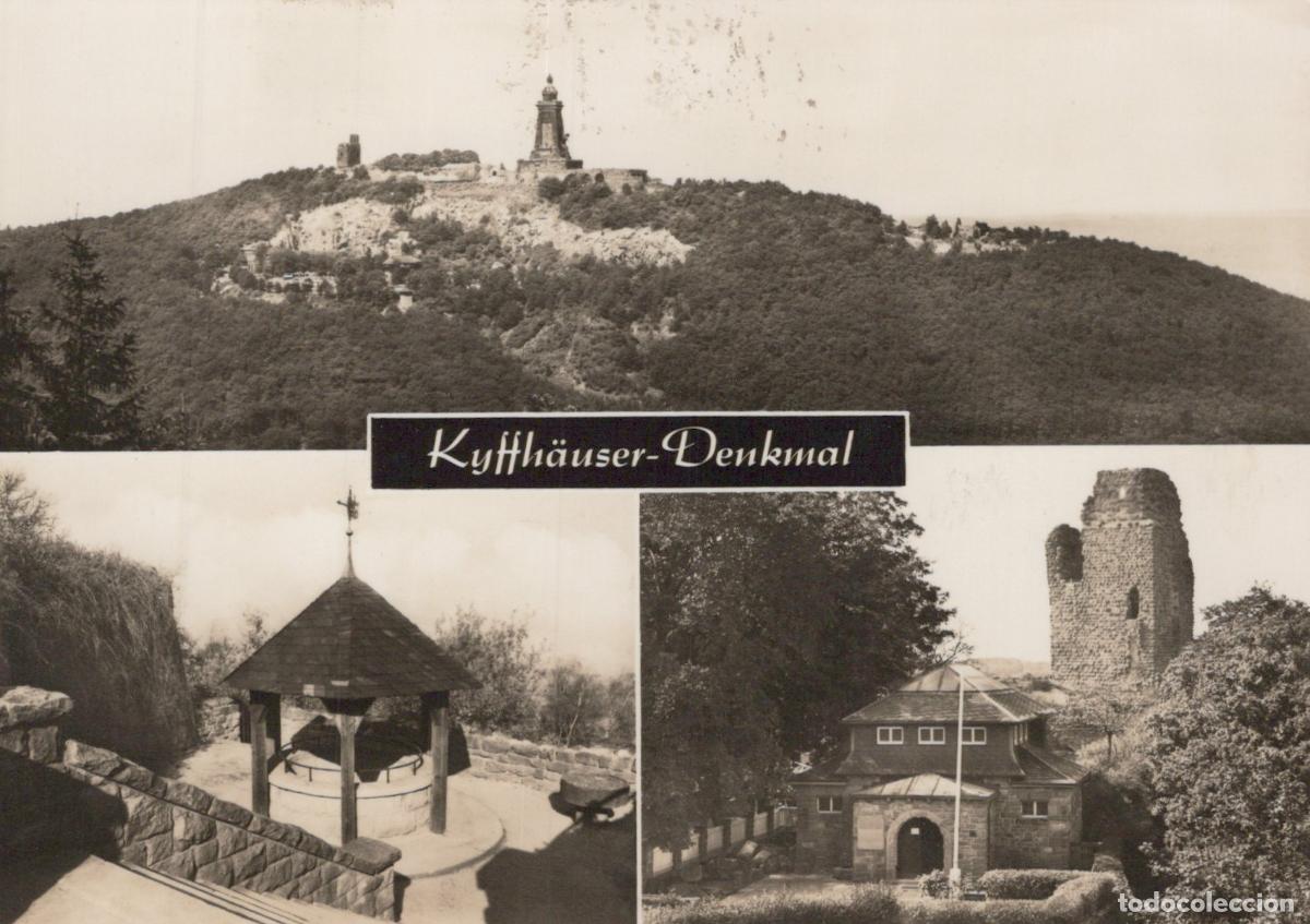 Cartoline: Germany Bad Frankenhausen Kyffh&auml;user Monument Castle Ruins Well Historic *YAS200
