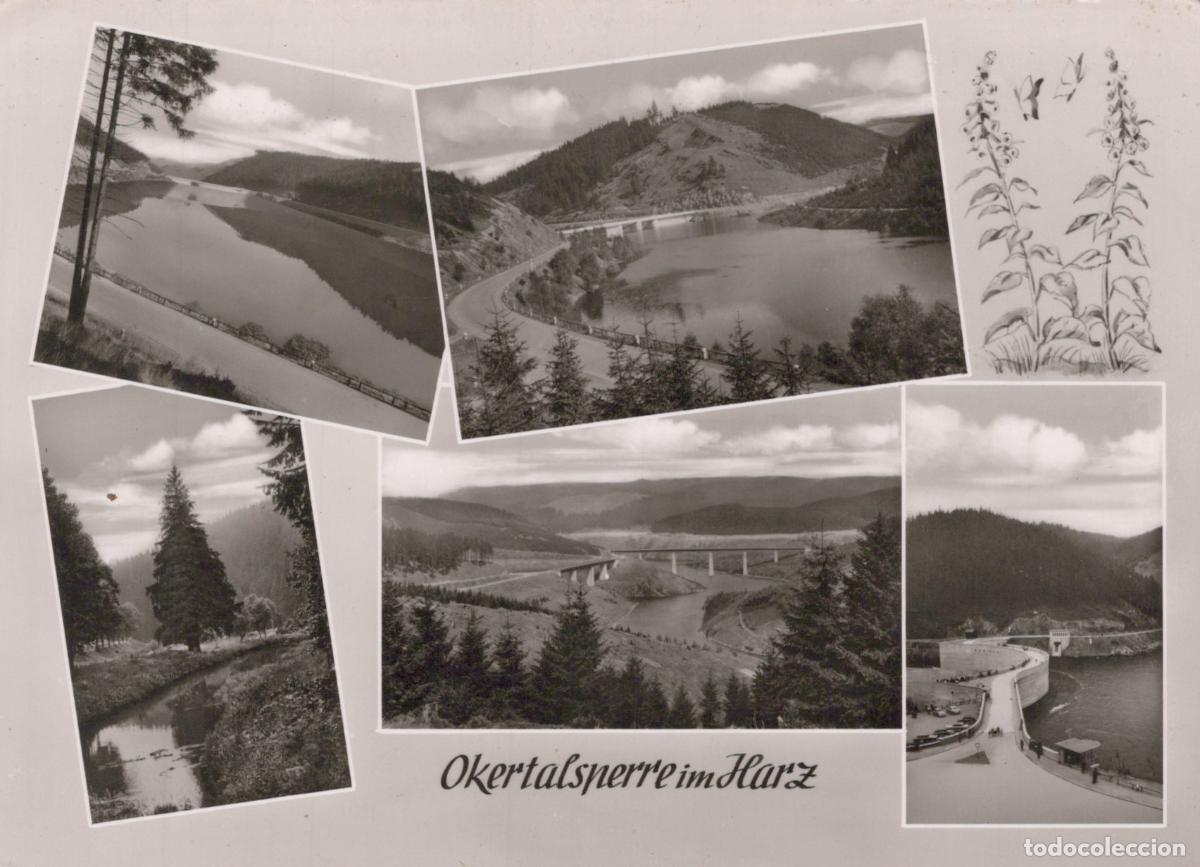 Cartoline: Germany Clausthal Zellerfeld Oker Dam in Harz Real Photo Unposted *YAS249
