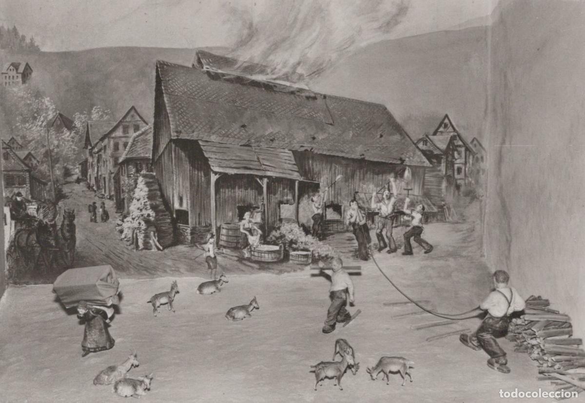 Cartoline: Germany Lauscha Village Glassworks Diorama Museum Real Photo Unposted *YAS214