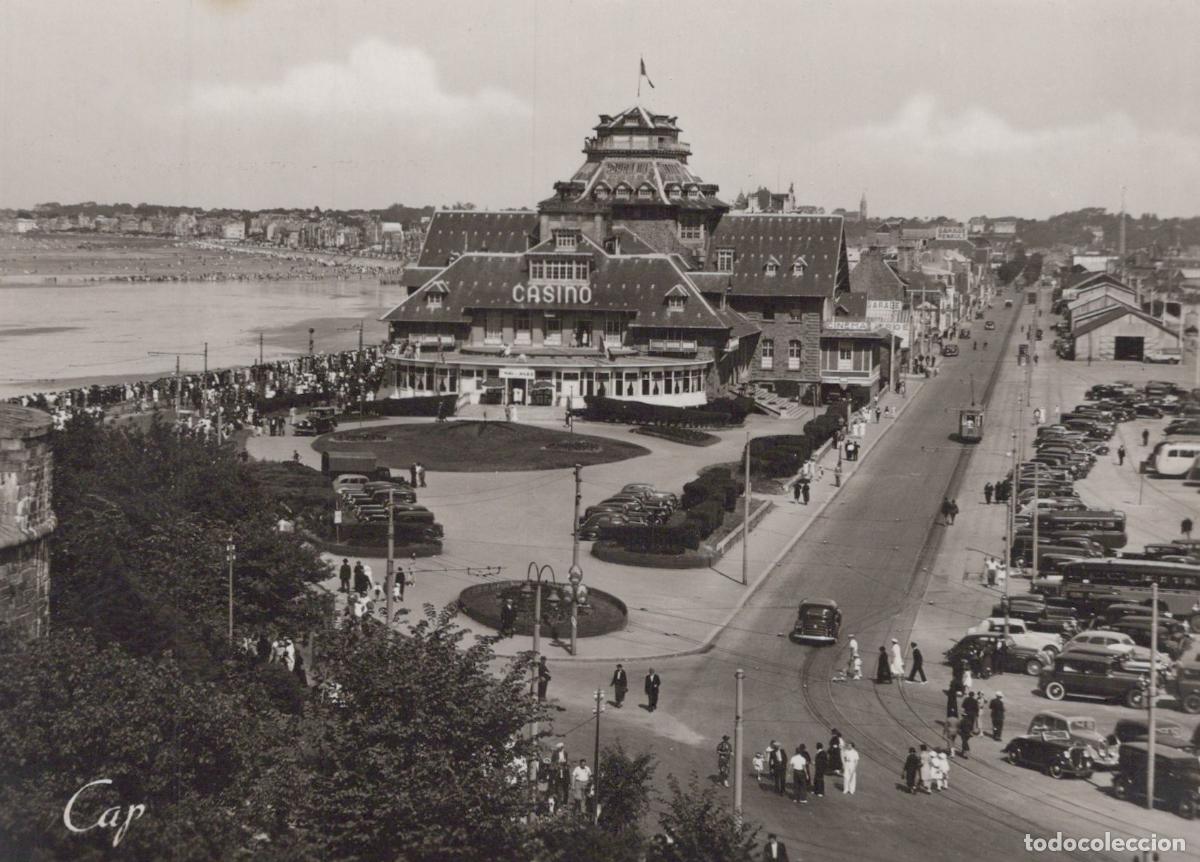 Postcards: France Saint Malo Casino and Sillon Beach 1950s Vintage Unposted *YAS226