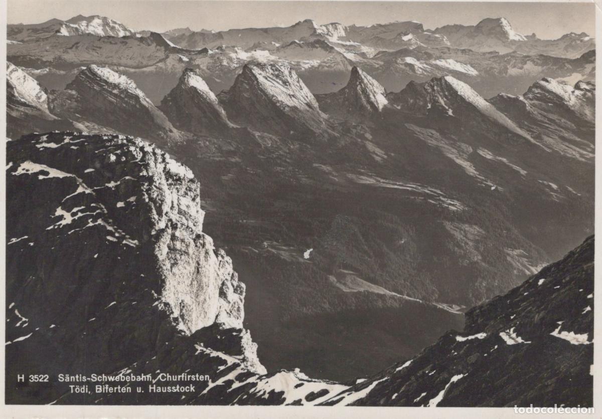 Postcards: Switzerland S&auml;ntis Schwebebahn Churfirsten Todi Biferten Unposted *YAS283