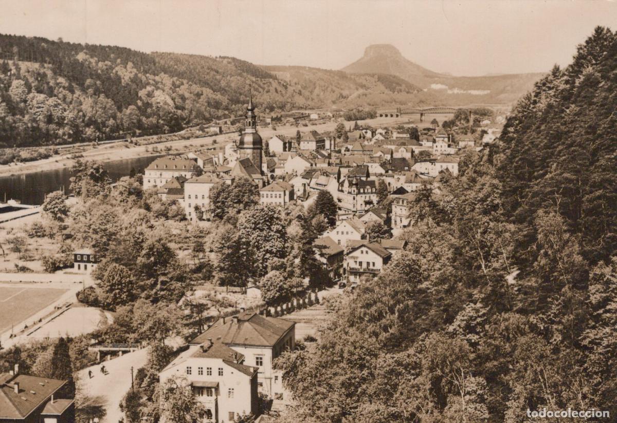 Postcards: Germany Bad Schandau With Lilienstein Mountain Landscape View *YAS252