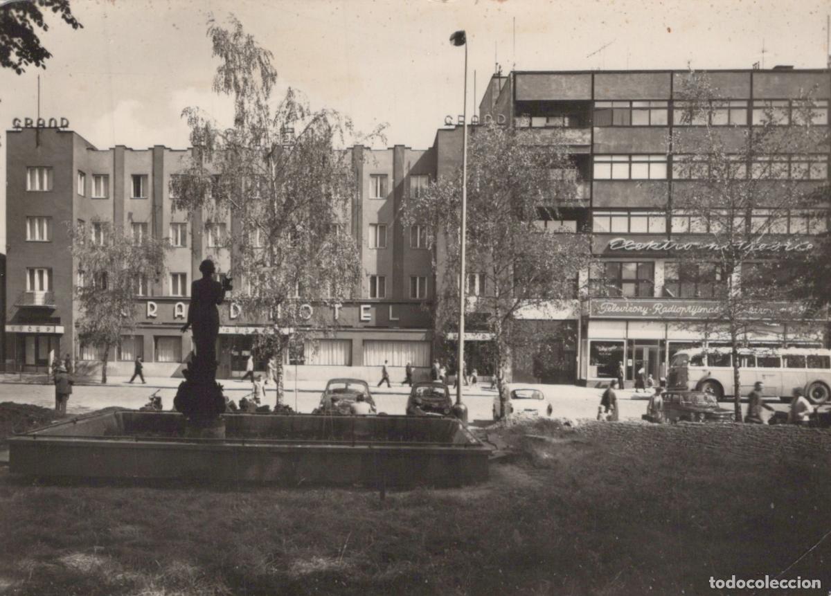 Postcards: Slovakia Přerov Husova Tř&iacute;da Grandhotel Czechoslovakia City Square *YAS266