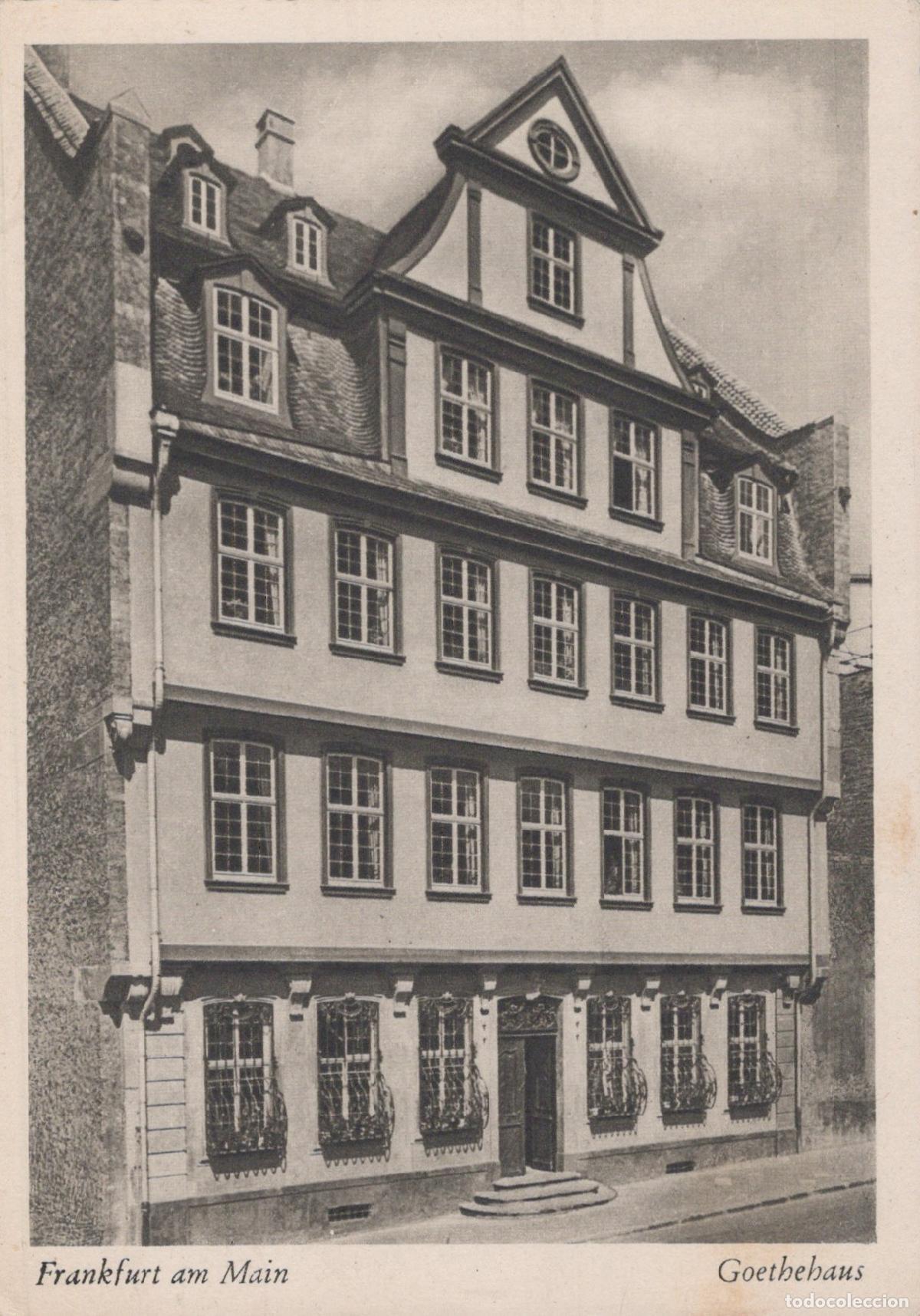 Postcards: Germany Frankfurt am Main Goethehaus Historic Building Unposted *YAS359