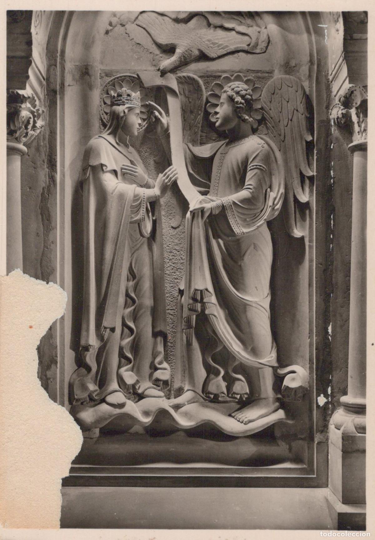 Postales: Germany Bamberg Cathedral Annunciation Relief By Georgs Chor Unposted *YAS409