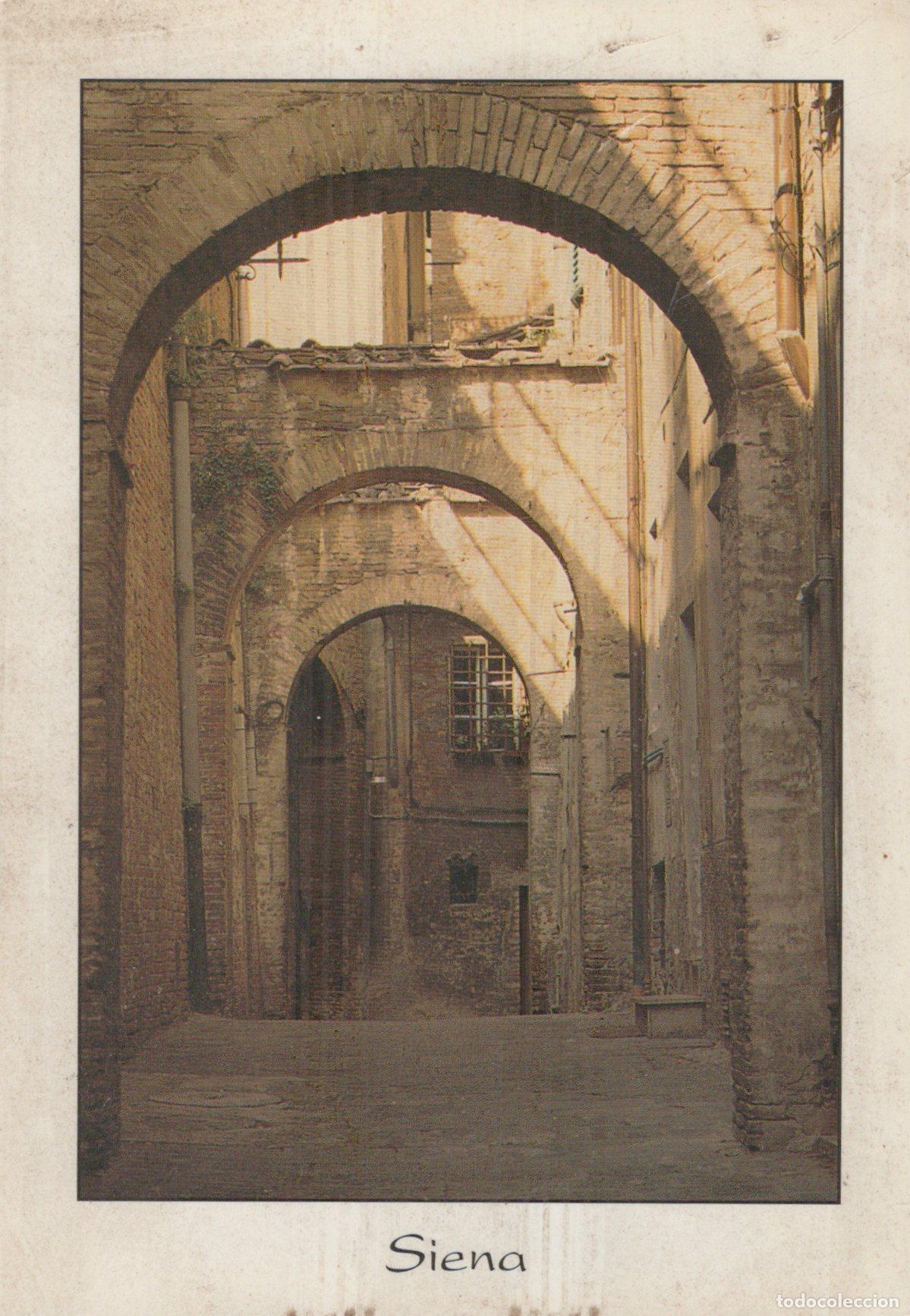 Postcards: Italy Siena Arched Alleyway Historic Architecture Street Scene *YAS419